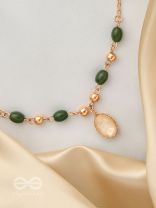 The Sun Belt- Golden Embellished Necklace