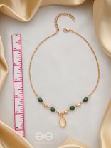 The Sun Belt- Golden Embellished Necklace