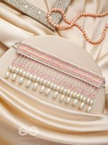 Avasya- The Dew Drops- Pearls and Stones Embroidered Choker Necklace