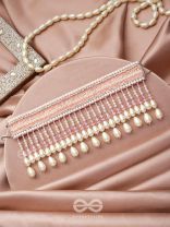 Avasya- The Dew Drops- Pearls and Stones Embroidered Choker Necklace