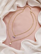 The 'Eye' Candy- Golden Embellished Necklace 