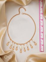 The Rainmaker- Golden Embellished Necklace 