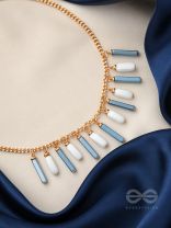 The Twilight- Golden Embellished Necklace 
