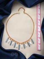 The Twilight- Golden Embellished Necklace 