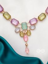 The Royal Geometry - Statement Embellished Necklace