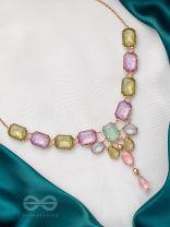 The Royal Geometry - Statement Embellished Necklace