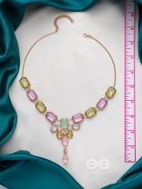 The Royal Geometry - Statement Embellished Necklace