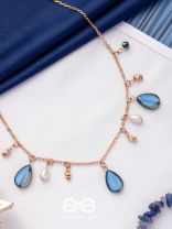 The Jade Oysters- Golden Embellished Necklace