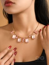 The Garden of Evening Mists- Golden Embellished Necklace