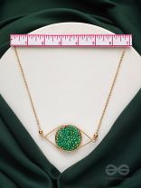 The Starry Eyed- Golden Embellished Necklace