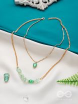 The Royal Simper- Golden Layered Necklace