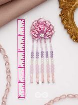 Srautika- The Pearl Shell - Pearls, Stones and Sequins Embroidered Earrings