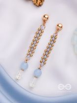 Love-in-a-Mist- Golden Embellished Earrings
