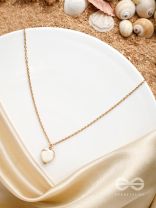 The Ivory Beach- Golden Embellished Necklace