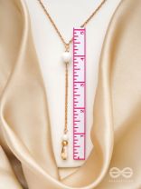 The Pearl Shower- Golden Embellished Necklace
