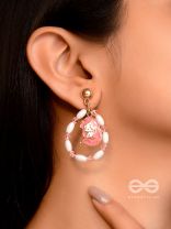 The Sugar Plum- Golden Embellished Earrings