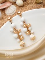 The Berry Branch- Golden Embellished Earrings