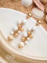 The Berry Branch- Golden Embellished Earrings