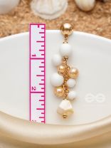 The Berry Branch- Golden Embellished Earrings