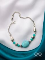 The Splendid Skyline- Silver Embellished Bracelet