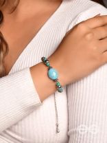 The Splendid Skyline- Silver Embellished Bracelet