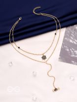 The Bewitching Spider- Golden Layered Spider Necklace