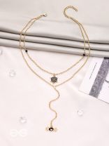 The Bewitching Spider- Golden Layered Spider Necklace