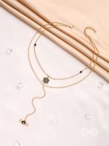 The Bewitching Spider- Golden Layered Spider Necklace