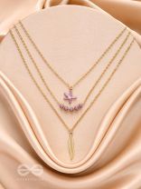 The Shooting 'Star'fish- Golden Layered Necklace
