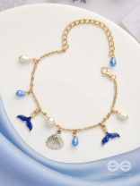 The Mermaid's Kiss- Golden Pearl Bracelet
