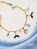 The Mermaid's Kiss- Golden Pearl Bracelet