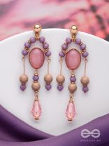 The Dolly Dangles- Golden Embellished Earrings