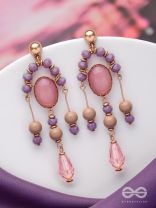 The Dolly Dangles- Golden Embellished Earrings