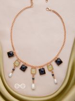The Midnight Romance - Elegant Necklace With Anti-Tarnish Coating 