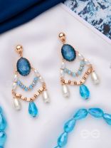 THE FROZEN TEARDROP - STATEMENT DROP EARRINGS