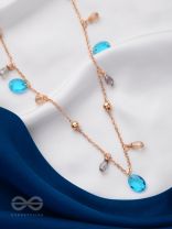THE SUNSHINE SPLASH - CLASSY CONTEMPORARY NECKPIECE