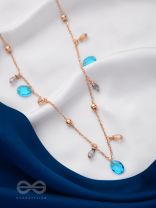 THE SUNSHINE SPLASH - CLASSY CONTEMPORARY NECKPIECE