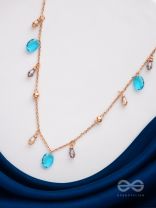 THE SUNSHINE SPLASH - CLASSY CONTEMPORARY NECKPIECE