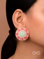 PRIYASHA - THE BELOVED DESIRE - PEARLS AND BEADS EMBROIDERED EARRINGS