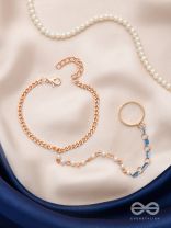 THE GLAMOURISED GOLDEN HANDS - HAND HARNESS BRACELET