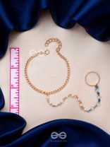 THE GLAMOURISED GOLDEN HANDS - HAND HARNESS BRACELET