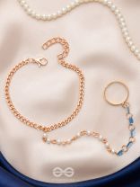 THE GLAMOURISED GOLDEN HANDS - HAND HARNESS BRACELET
