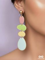 THE CANDY-COATED - CASUAL DROP EARRINGS (MULTICOLOR)