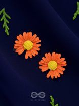 FORGET-ME-NOT - CASUAL STUD EARRINGS (ORANGE)