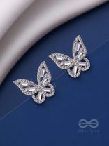 TWILIGHT FLUTTERBEAMS - SILVER SPARKLING STUDS