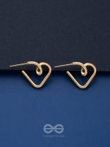 INCOMPLETE LOVE NOTES - ANTIQUE GOLDEN STUDS