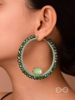 THE ENCHANTED CIRCLETS - STATEMENT HOOP EARRINGS