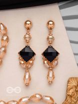 THE MYSTIC  NIGHTFALL - ELEGANT DROP EARRINGS