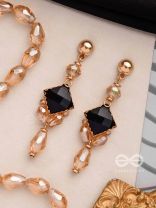 THE MYSTIC  NIGHTFALL - ELEGANT DROP EARRINGS