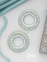 Shuddhaami - The Pure Desire - Beads And Cutdana Hand Embroidered Earrings